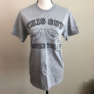 THIS GUY POOPED TODAY GRAPHIC TEE